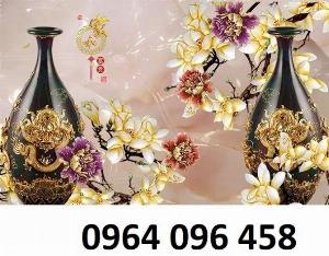 Tranh gạch 3d giả ngọc - gạch tranh 3d giả ngọc - 432XM