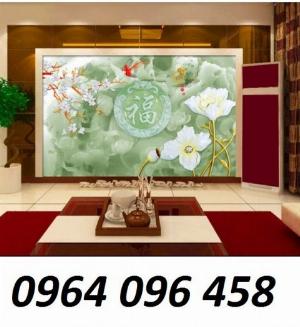 Mẫu tranh gạch 3d ốp tường trang trí phòng khách - NMN65