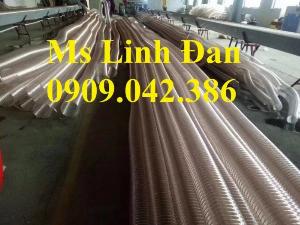Ống hút bụi công nghiệp, báo giá ống hút bụi pu lõi thép mạ đồng,