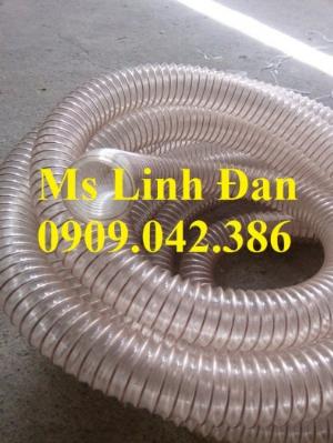 Ống hút bụi công nghiệp, báo giá ống hút bụi pu lõi thép mạ đồng,
