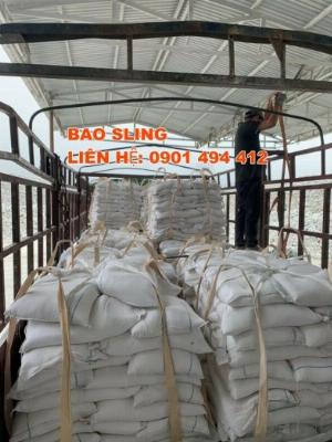 Bao sling tải 40 bao xi măng, tiết kiệm nhân lực