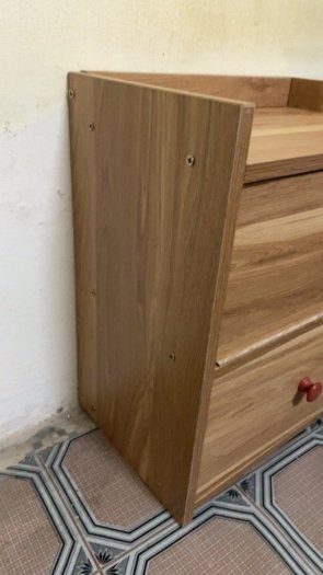 Tủ gỗ đầu giường có 2 ngăn kéo