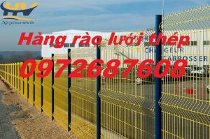 Hàng rào lưới thép hàn, hàng rào thép, lưới hàng rào mạ kẽm Bình Dương
