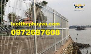 Hàng rào lưới thép hàn, hàng rào thép, lưới hàng rào mạ kẽm Bình Dương