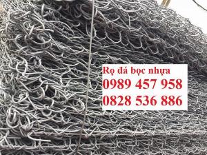Bán Rọ thép chống sạt lở 2x1x1, Rọ đá 2x1x0,5m, Rọ đá bọc nhựa 1x1x1