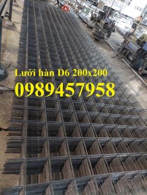 Nhà máy sản xuất Lưới thép hàn chập phi 5, Lưới đổ bê tông D5 200*200, A5 250*250