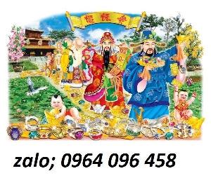 Tranh phúc lộc thọ tranh gạch 3d phúc lộc thọ - BNN6