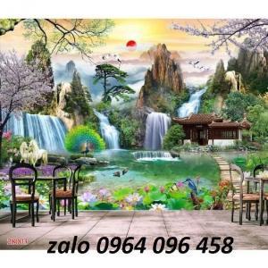 Tranh gạch 3d phong cảnh phong thủy - DD77