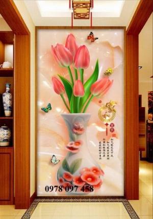 Gạch tranh ốp tường - tranh gạch men