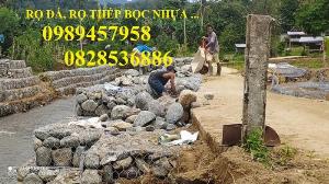 Cung cấp Rọ đá mạ kẽm 2x1x1, Rọ đá bọc nhựa 2x1x0,5, Rồng đá