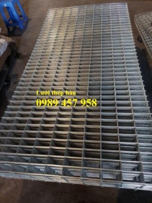 Xưởng sản xuất lưới thép hàn chập phi 6 ô 50x50, 100x100, Lưới thép hàn phi 6 ô 200x200