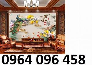 Tranh 3d - tranh gạch 3d ốp tường phòng khách DX3