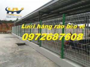 Hàng rào mạ kẽm, hàng rào lưới thép đẹp, lưới hàng rào khu công nghiệp Bình Dương