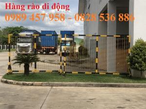 Gia công Hàng rào kiểm soát đám đông, hàng rào barie ngăn lối đi