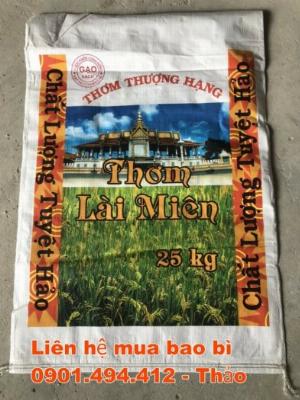 Chuyên sản xuất và in ấn bao đựng gạo ,đựng lúa giống, đựng đường, đựng muối,......