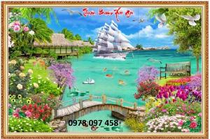 Gạch tranh 3D dán tường