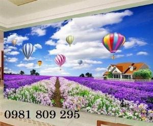 Tranh gạch men vườn hoa 3d HFG8