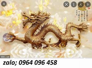 Tranh rồng phụng - tranh gạch men 3d ốp tường rồng phụng - DSZZ2