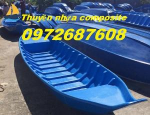 Xuồng chèo tay composite cho 1- 2 người, thuyền chèo tay 3.6m giá rẻ