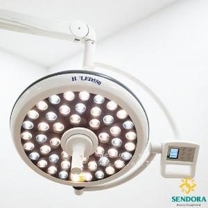 Đèn mổ phẫu thuật 2 nhánh treo trần HMSL-525LS-2 (LED500 DOUBLE FULL LED)