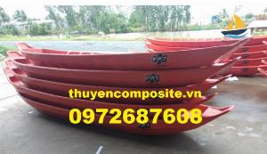Thuyền chèo tay 3 người, thuyền chèo tay composite 2 - 4 người giá rẻ