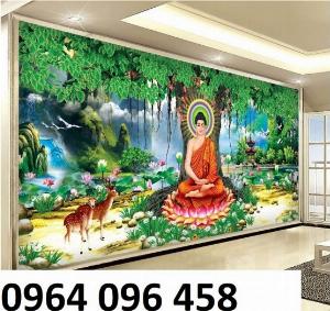 Tranh gạch men 3d phật phòng thờ - FVC44