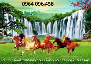 Tranh gạch men 3d mã đáo thành công - 746XP