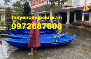 Thuyền câu cá chèo tay cho 2 - 4 người, thuyền chèo tay composite