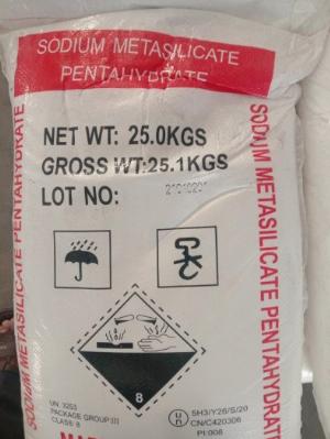 Hoá chất Sodium metasilicate pentahydrate (Na2SiO3.5H2O) – Trung Quốc (bao đỏ)