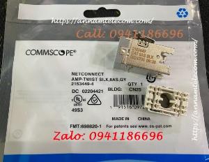 Phân phối Thanh đấu nối Patch Panel Commscope CAT6A Chống nhiễu, hàng sẵn kho
