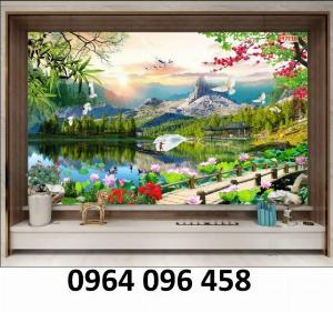 Tranh gạch 3d phong cảnh - gạch tranh 3d - DSA98