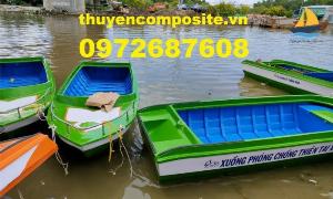 Xuồng cano composite 3 - 4 người, thuyền cano composite chở 6 người
