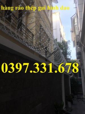 Chuyên cung cấp dây thép gai hình dao vòng 35, 45, 60, 80 giá tốt