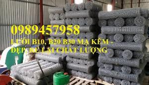 Bán Lưới thép b20 20x20, Lưới thép b30 ô 30x30 mạ kẽm, Lưới B20 bọc nhựa