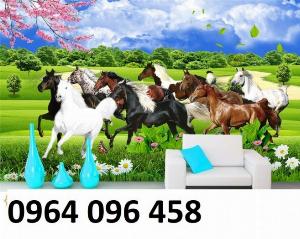 Tranh con ngựa - tranh gạch 3d con ngựa - FDS33