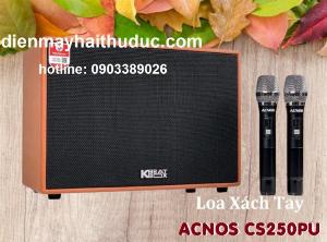 Loa xách tay Acnos CS250PU nhỏ gọn hát hay, giá chỉ có 3,200K