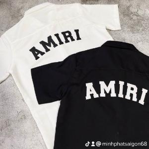 Áo sơ mi ngắn tay nam nữ Amiri