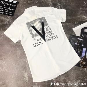 Áo sơ mi ngắn tay nam nữ vl có 2 mẫu
