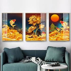 Tranh gạch 3d trang trí phòng khách - RTT54