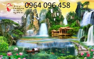 Gạch tranh phong cảnh đồng quê 3d - DSC67