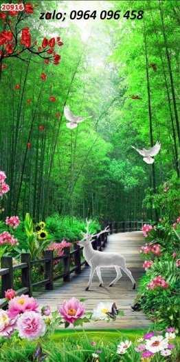 Tranh gạch 3d ốp tường cầu thang - GDS85