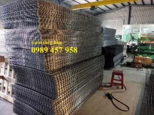 Lưới hàn chập Phi 5 ô 200x200, Lưới thép hàn hàng rào Phi 6 100x200, 200x200