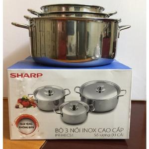 Bộ 3 nồi inox 410 của Sharp