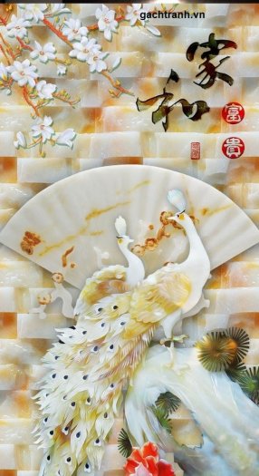 Tranh gạch men 3d ốp tường cầu thang - DSA82