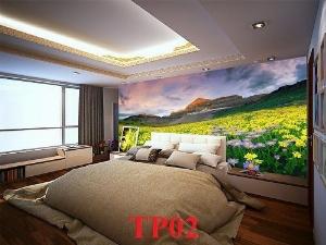 Tranh gạch trang trí phòng ngủ tranh gạch 3d - 877CM