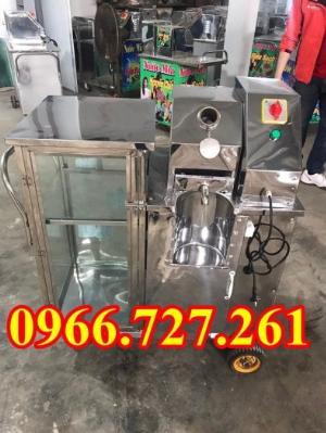 Máy ép nước mía xe đẩy có tủ kính Vinmax VM EP1500