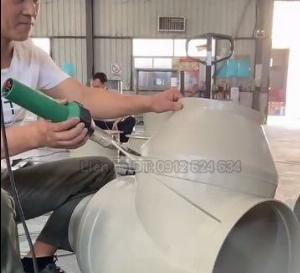 Máy hàn ống nhựa tấm nhựa, bồn bể nhựa công suất 1600W