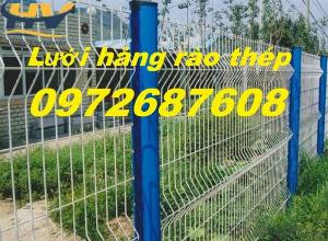 Lưới hàng rào, hàng rào lưới thép, lưới thép hàng rào mạ kẽm phi 5, phi 6