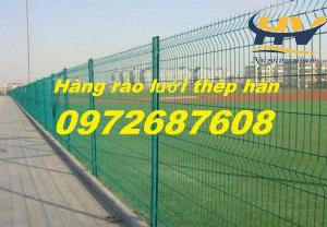 Hàng rào mạ kẽm chấn sóng, hàng rào mạ kẽm gập đầu tại Kiên Giang
