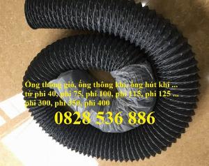 Ống thông gió vải phi 75, #ống thông khí phi 115, ống gió vải Simili phi 125